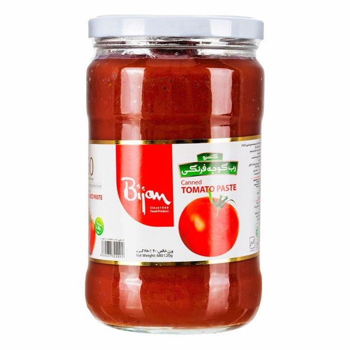 تصویر 2 از رب گوجه فرنگی بیژن انتخابی کاربردی با بافت یکدست و ماندگاری مناسب